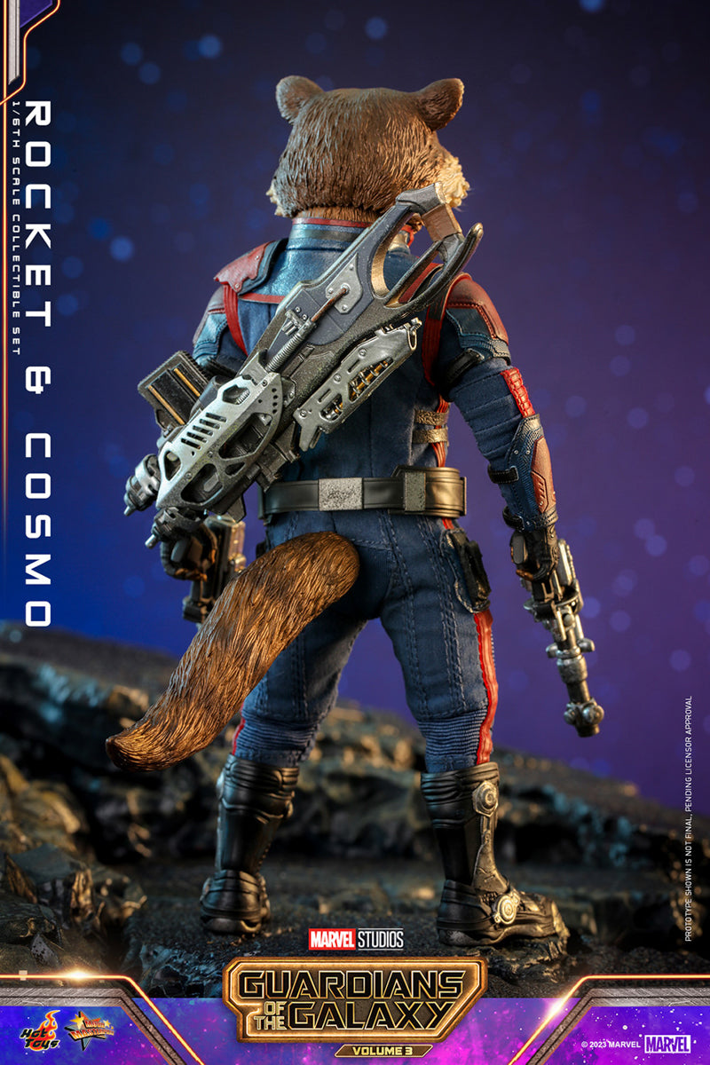 Figura Rocket and Cosmo - Marvel - Sixth Scale - Hot Toys