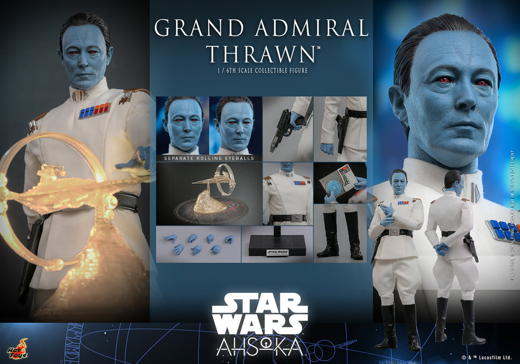 Figura Grand Admiral Thrawn - Star Wars - Sixth Scale - Hot Toys