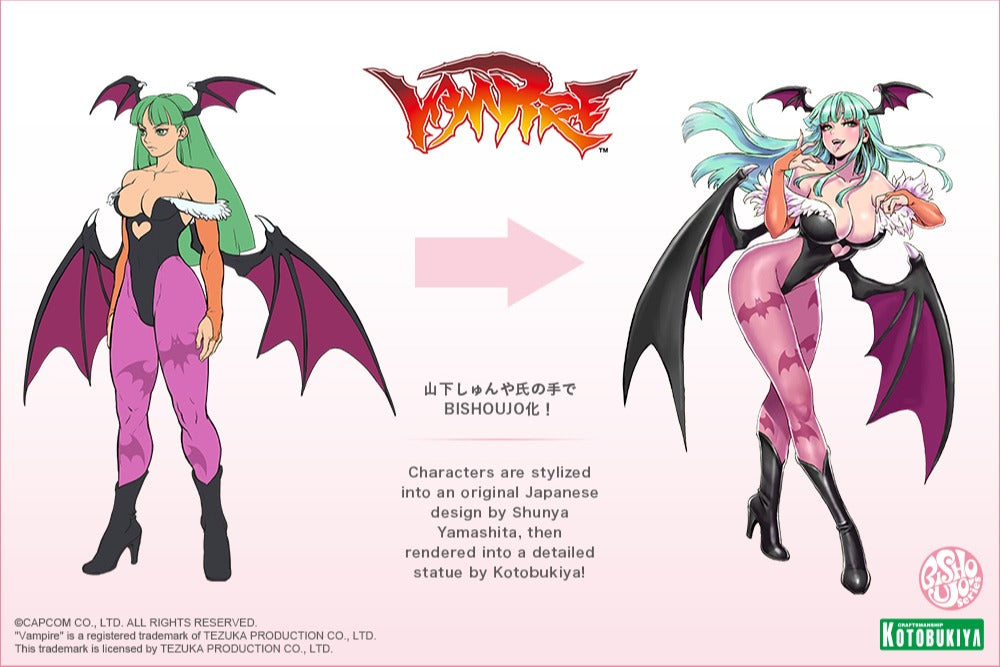 Estátua Morrigan Aensland - Darkstalkers - Bishoujo - Kotobukiya