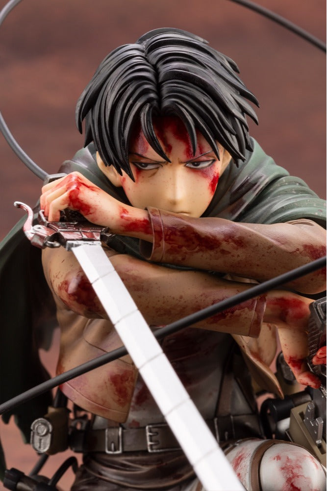 Estátua Levi Fortitude Ver. - Attack on Titan - Art FX - Kotobukiya