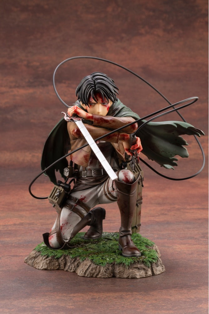 Estátua Levi Fortitude Ver. - Attack on Titan - Art FX - Kotobukiya