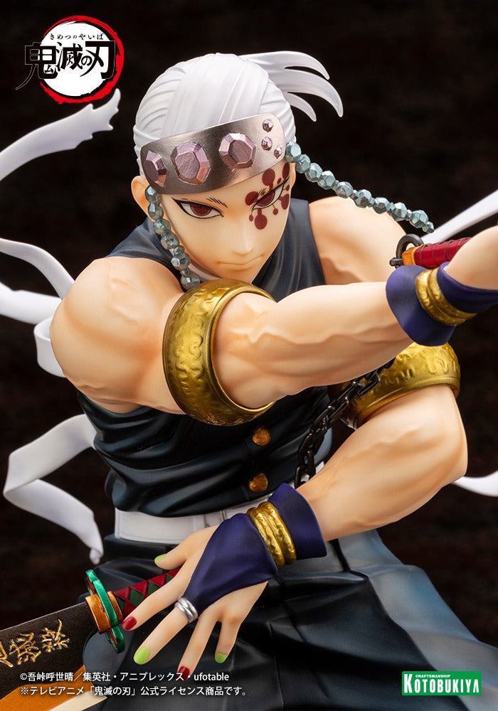 Estátua Tengen Uzui - Demon Slayer - Art FX J - Kotobukiya