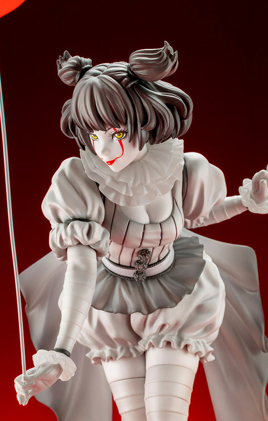 Estátua Pennywise Monochrome Ver - It 2017 - Bishoujo - Kotobukiya
