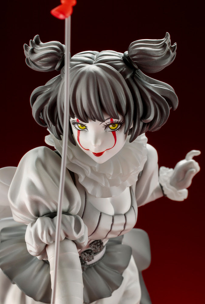 Estátua Pennywise Monochrome Ver - It 2017 - Bishoujo - Kotobukiya