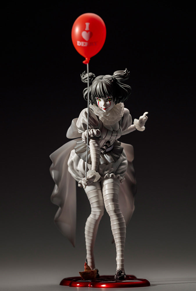 IT Pennywise Bishoujo ペニーワイズフィギュア Estátua Pennywise Monochrome Ver - It 2017 - Bishoujo - Kotobukiya