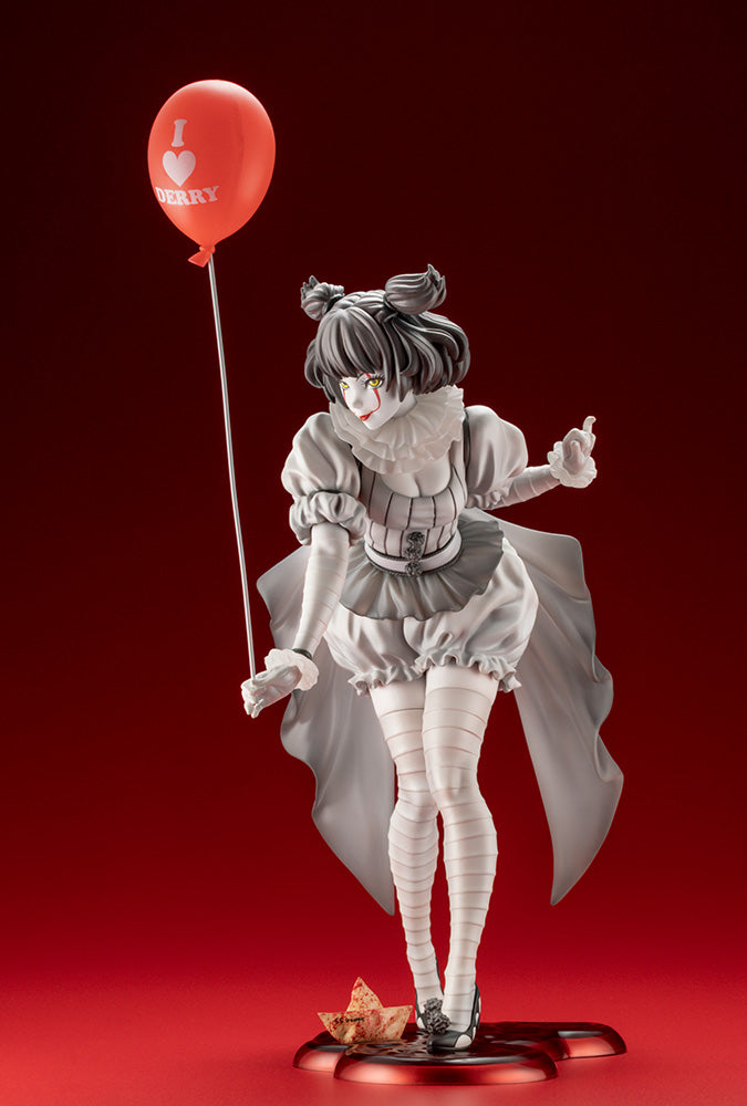 Estátua Pennywise Monochrome Ver - It 2017 - Bishoujo - Kotobukiya