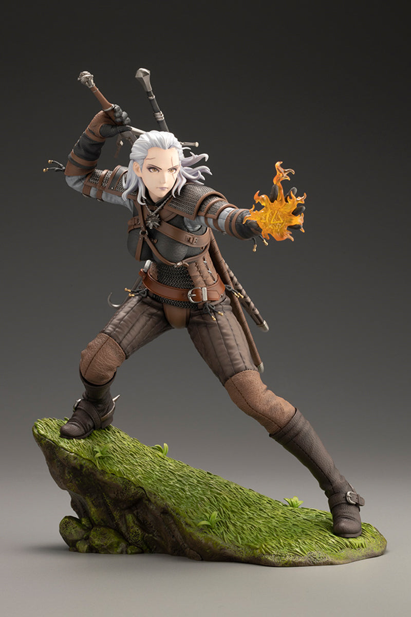 Estátua Geralt - The Witcher - Bishoujo - Kotobukiya