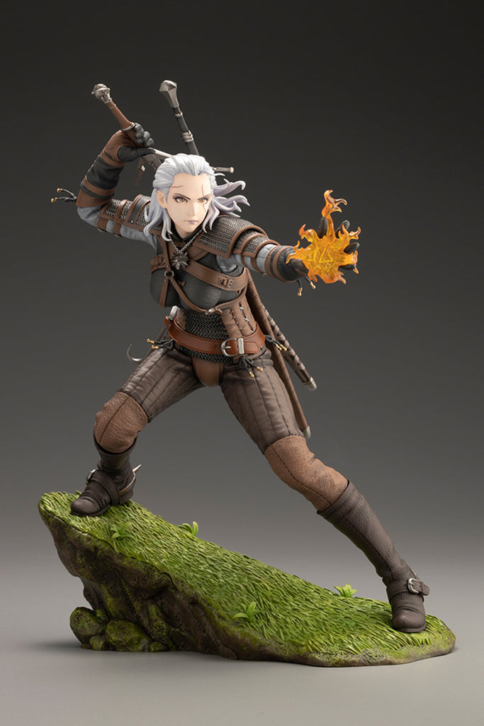 Estátua Geralt - The Witcher - Bishoujo - Kotobukiya