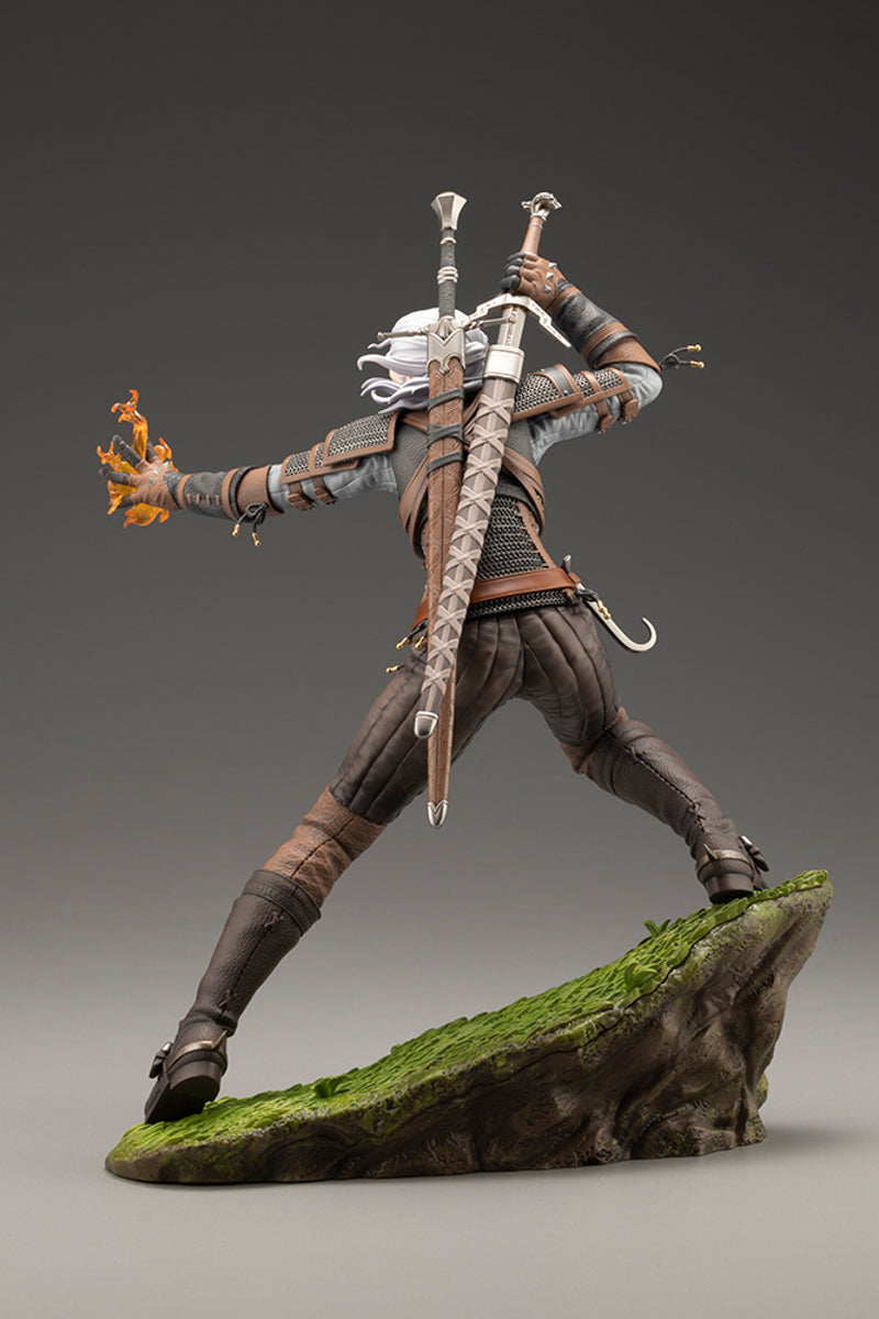 Estátua Geralt - The Witcher - Bishoujo - Kotobukiya