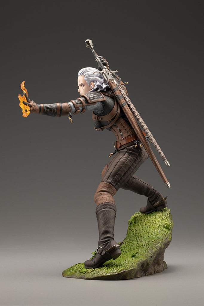 Estátua Geralt - The Witcher - Bishoujo - Kotobukiya