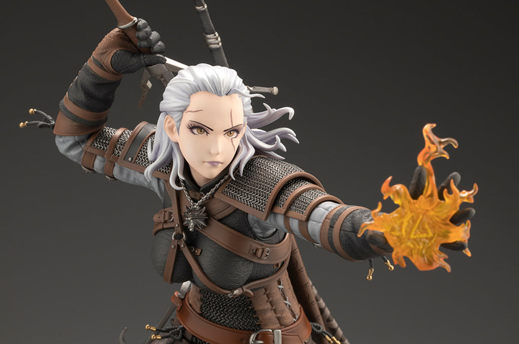 Estátua Geralt - The Witcher - Bishoujo - Kotobukiya