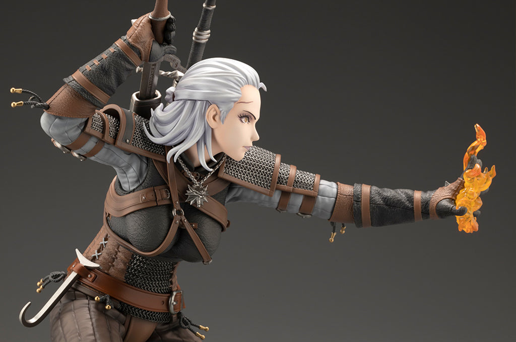 Estátua Geralt - The Witcher - Bishoujo - Kotobukiya