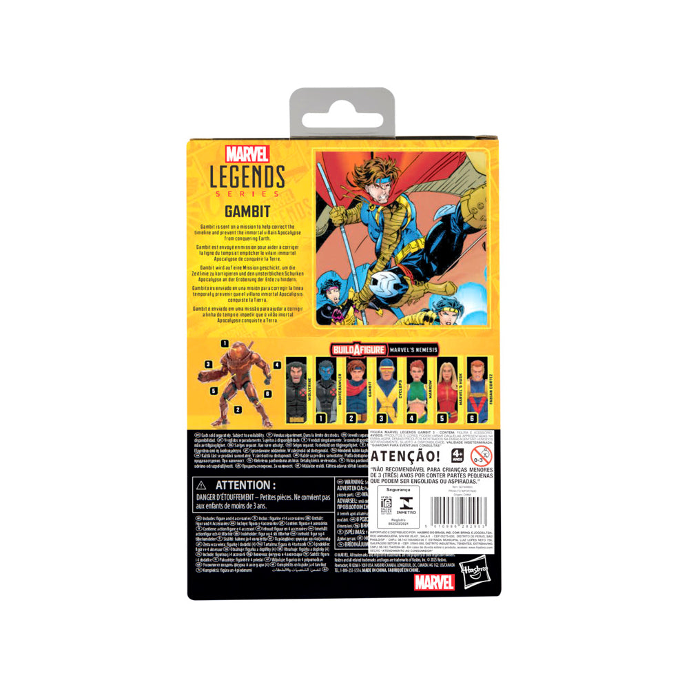 Pré-Venda - Figura Gambit - Marvel - Marvel Legends Series - Hasbro