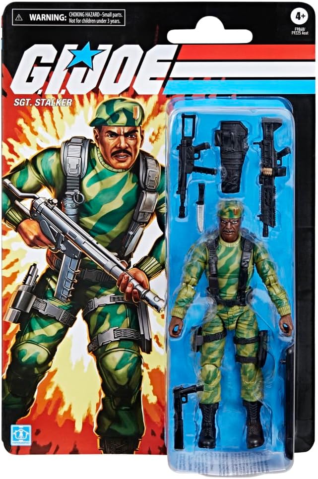 Figura Sgt. Stalker - G.I. Joe - Retro Collection - Hasbro – Iron