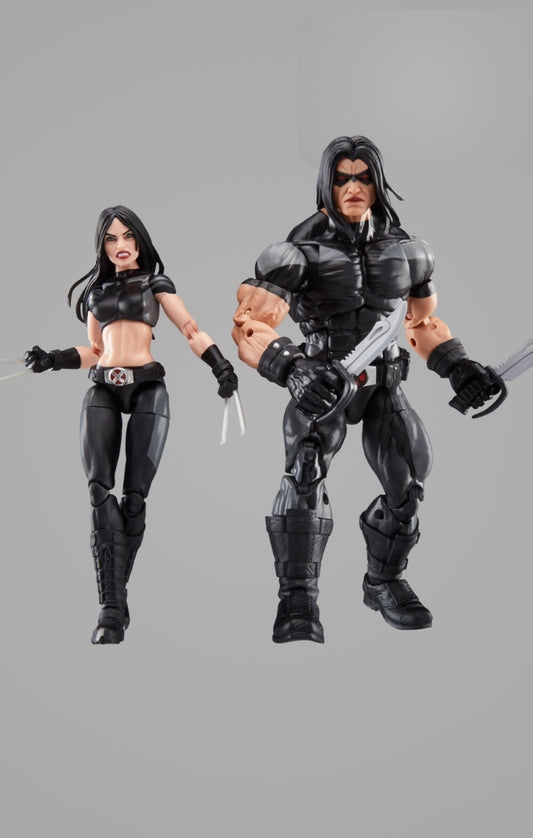 Figura X-23 e Warpath - Marvel Legends Series - Hasbro