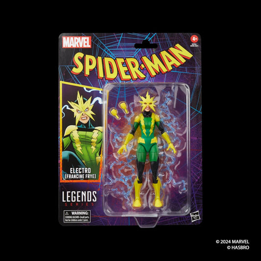 Figura Electro (Francine Frye) - Marvel Legends Series - Hasbro