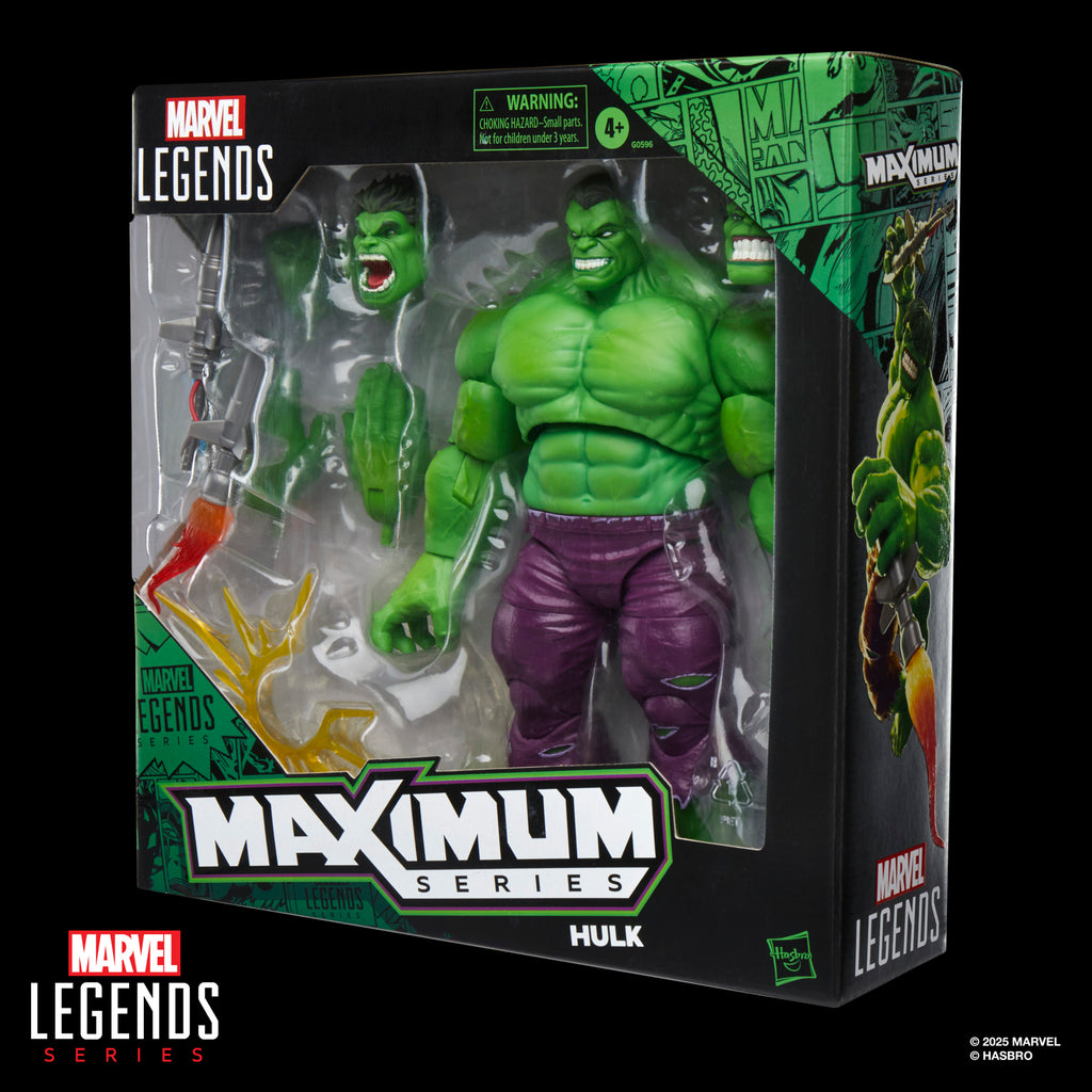 Figura Hulk - Maximum Series -  Marvel Legends Series - Hasbro
