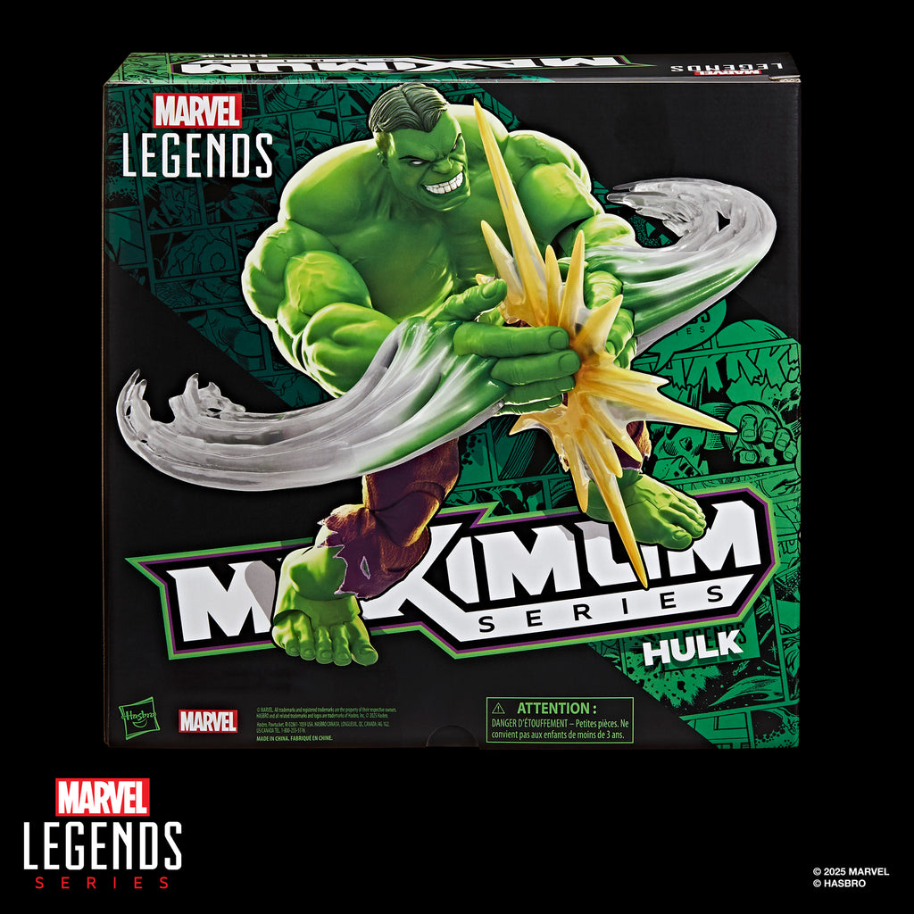 Figura Hulk - Maximum Series -  Marvel Legends Series - Hasbro