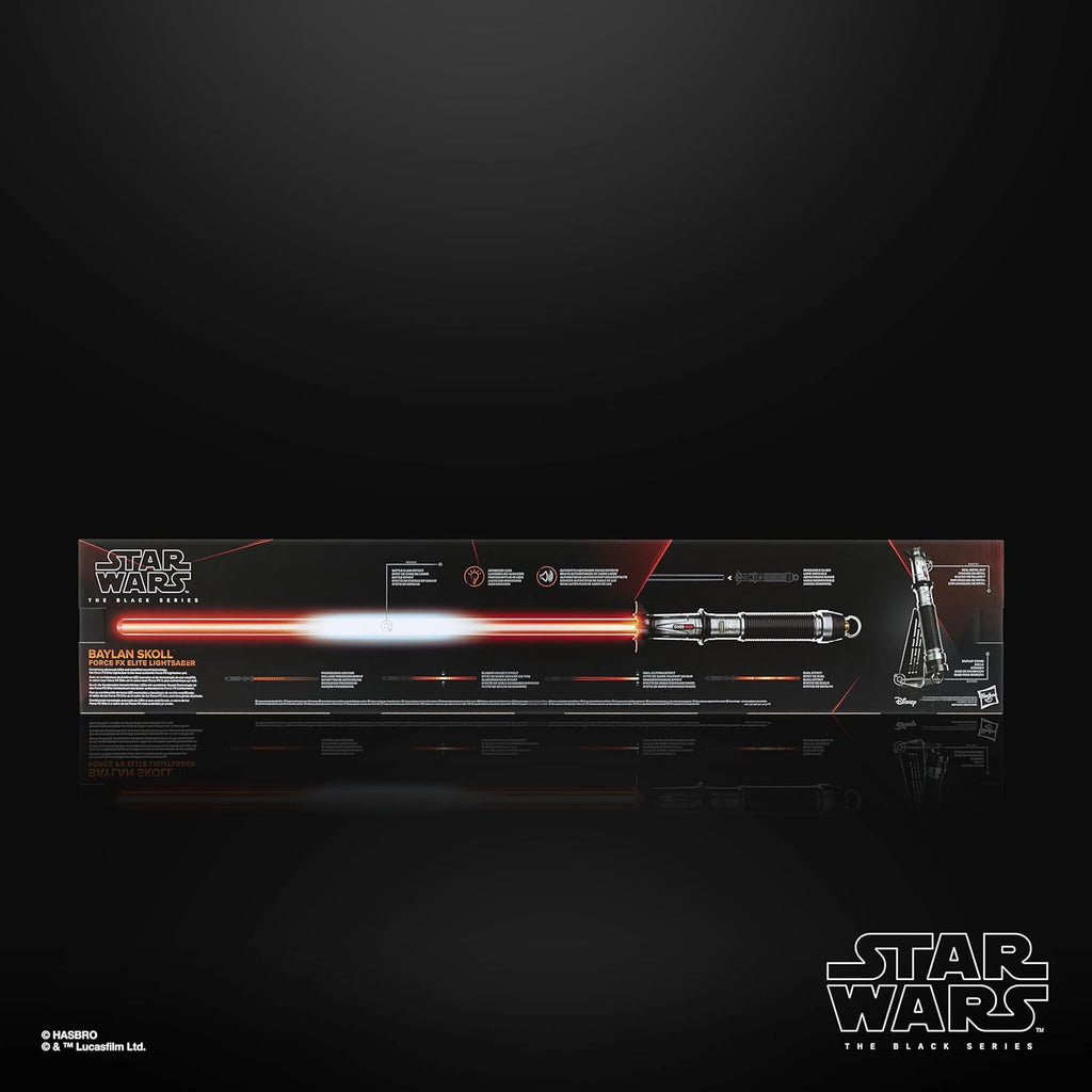 Pré-Venda - Sabre de Luz Baylan Skoll Force FX Elite Lightsaber - Star Wars - The Black Series - Hasbro