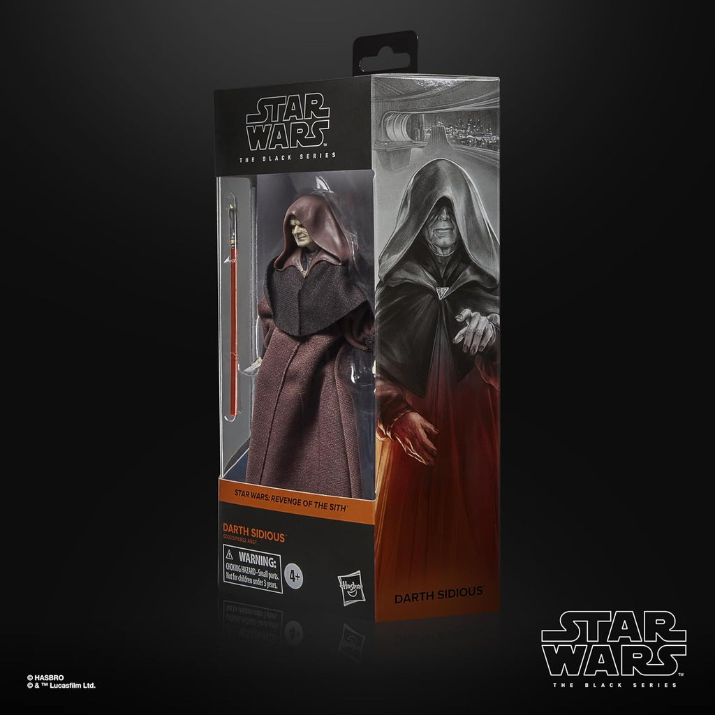 Figura Darth Sidious - Star Wars - The Black Series - Hasbro