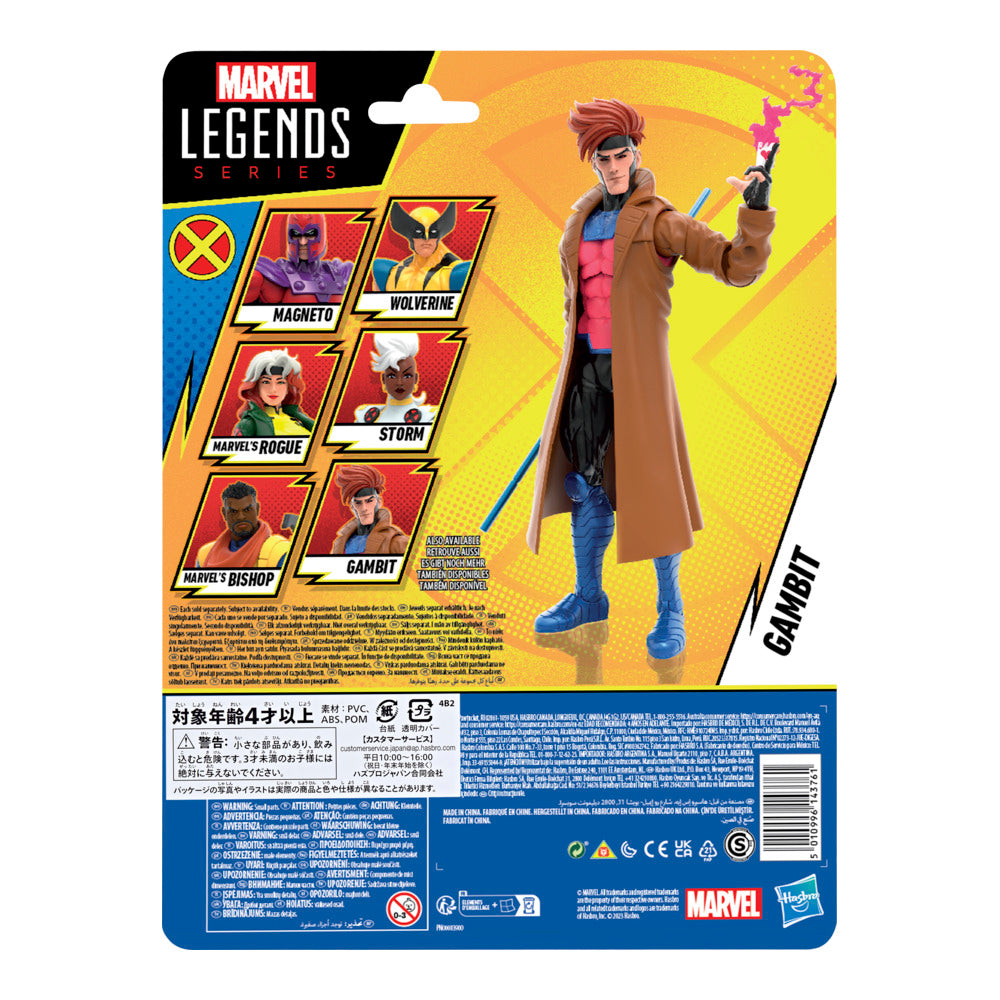 Pré Venda Gambit - X-Men ‘97 - Marvel Legends Series - Hasbro