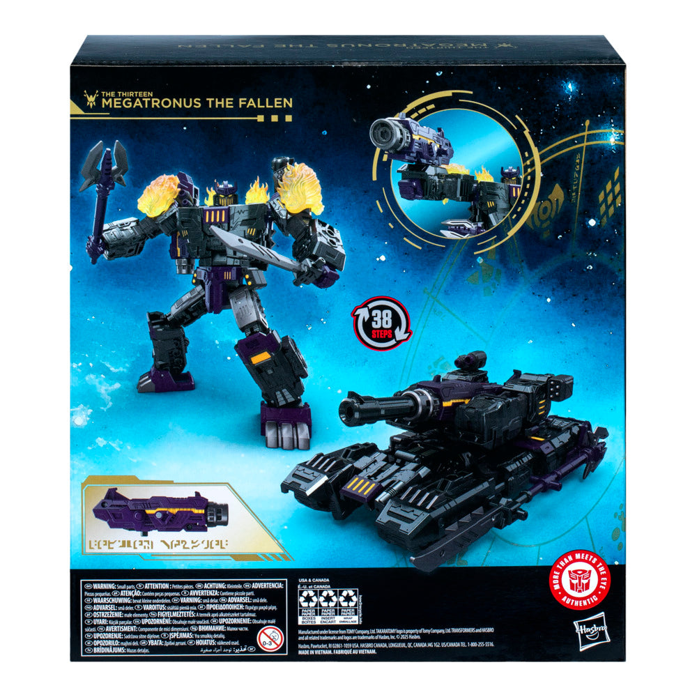 Figura Megatronus the Fallen - Transformers Age of Primes The Thirteen - Hasbro