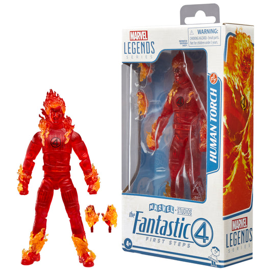 Pré Venda Figura Human Torch - Fantastic Four Movie - Marvel Legends Series - Hasbro