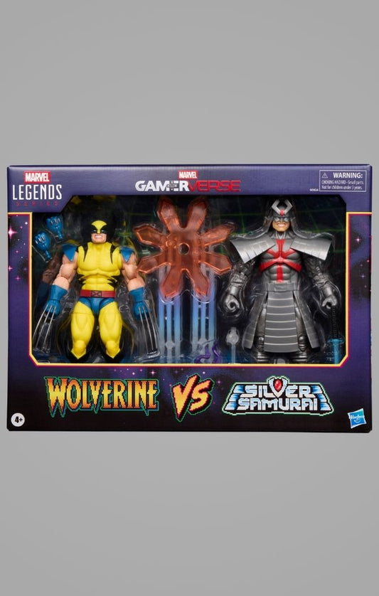 Pré-Venda - Figura Wolverine x Samurai de Prata - Marvel - Marvel Legends Series Gamerverse - Hasbro