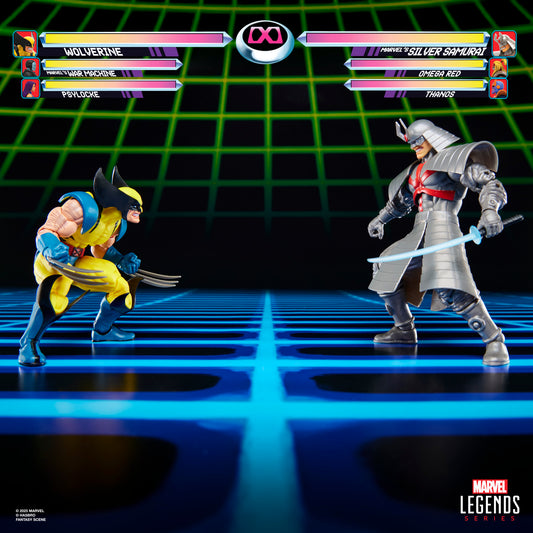 Pré-Venda - Figura Wolverine x Samurai de Prata - Marvel - Marvel Legends Series Gamerverse - Hasbro