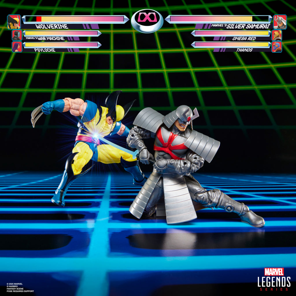 Pré-Venda - Figura Wolverine x Samurai de Prata - Marvel - Marvel Legends Series Gamerverse - Hasbro