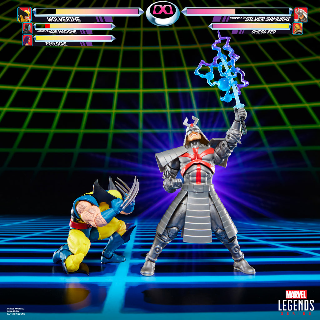 Pré-Venda - Figura Wolverine x Samurai de Prata - Marvel - Marvel Legends Series Gamerverse - Hasbro