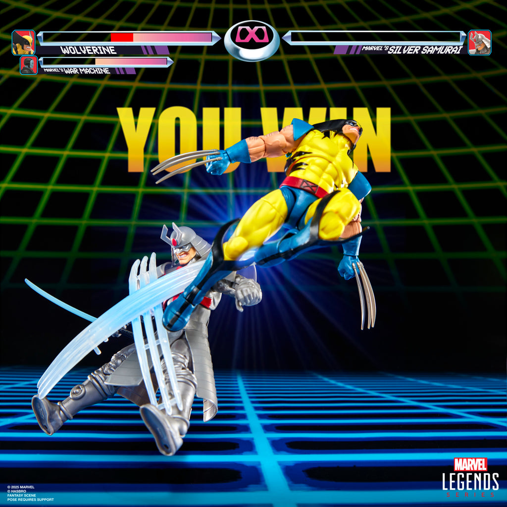 Pré-Venda - Figura Wolverine x Samurai de Prata - Marvel - Marvel Legends Series Gamerverse - Hasbro