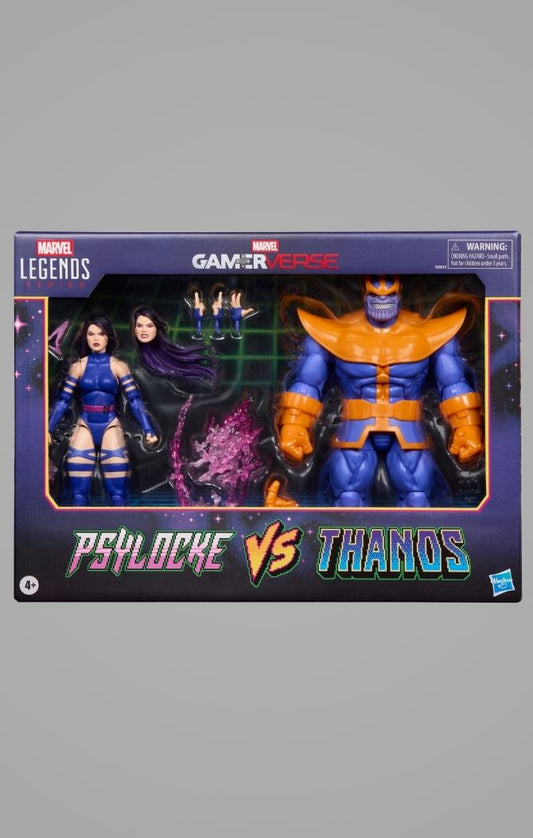 Pré-Venda - Figura Thanos x Psylocke - Marvel - Marvel Legends Series Gamerverse -  Hasbro