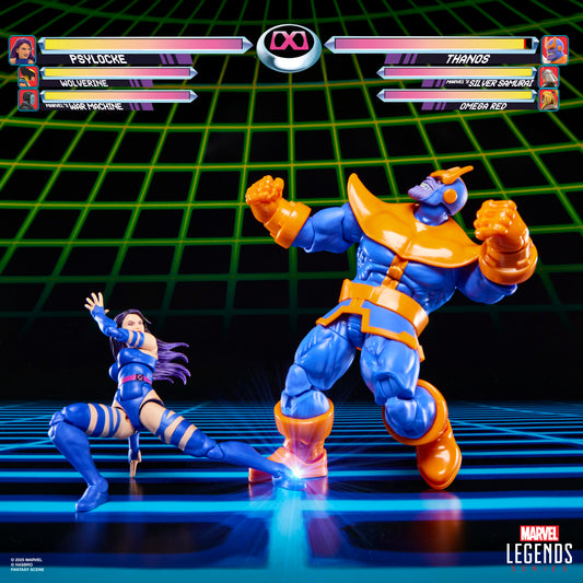 Pré-Venda - Figura Thanos x Psylocke - Marvel - Marvel Legends Series Gamerverse -  Hasbro