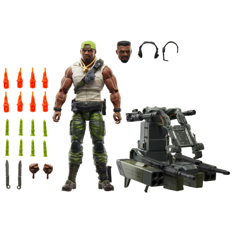 Pré-Venda - Figura Heavy Duty with Man-Portable Heavy Weapons System - G.I. Joe Classified - Hasbro