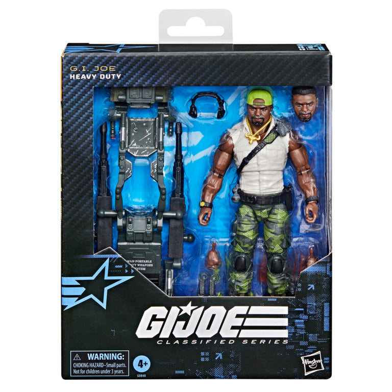 Pré-Venda - Figura Heavy Duty with Man-Portable Heavy Weapons System - G.I. Joe Classified - Hasbro