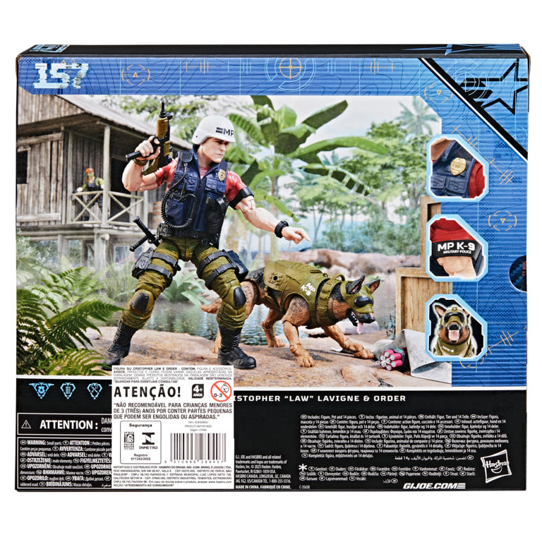 Pré-Venda - Figura Christopher Law Lavigne & Order - G.I. Joe Classified - Hasbro