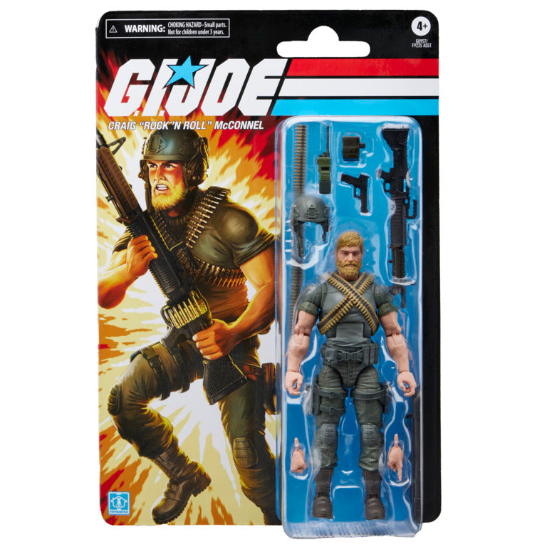 Pré-venda Craig “Rock ’N Roll” McConnel - G.I. Joe - Retro Collection - Hasbro