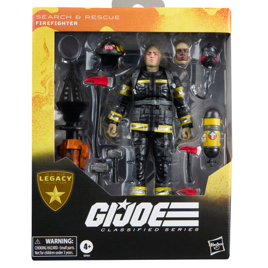 Pré-Venda - Figura Search & Rescue Firefighter - G.I. Joe Classified - Hasbro