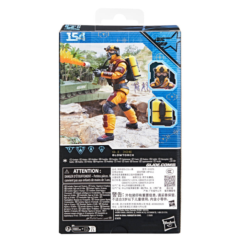 Pré-Venda - Figura Blowtorch - G.I. Joe Classified - Hasbro