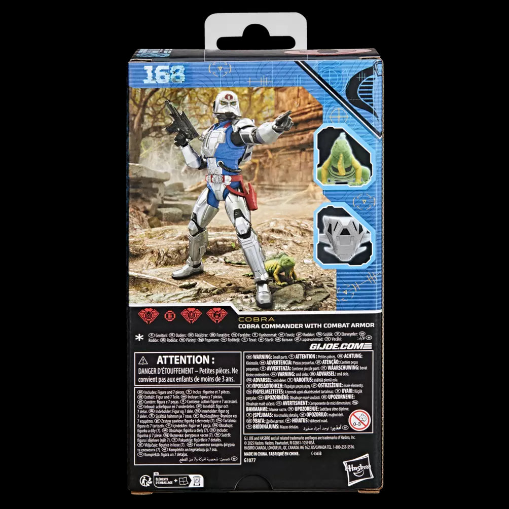 Pré-venda  Figura Cobra Commander - G.I. Joe Classified - Hasbro