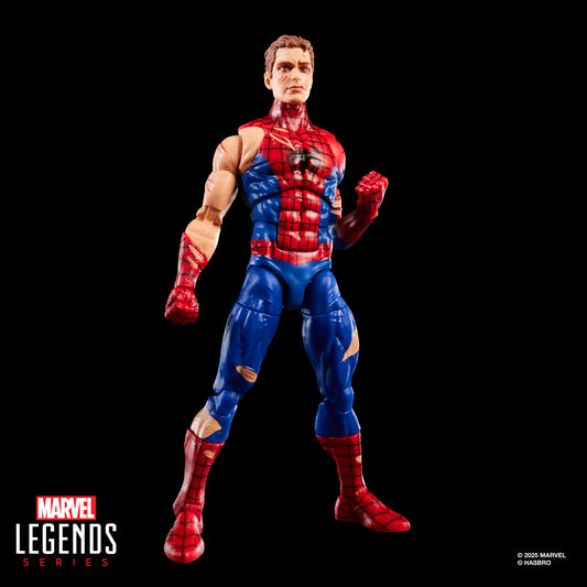 Pré-venda Damaged Spider-Man - Marvel Legends Series Magic: The Gathering Battle - Hasbro