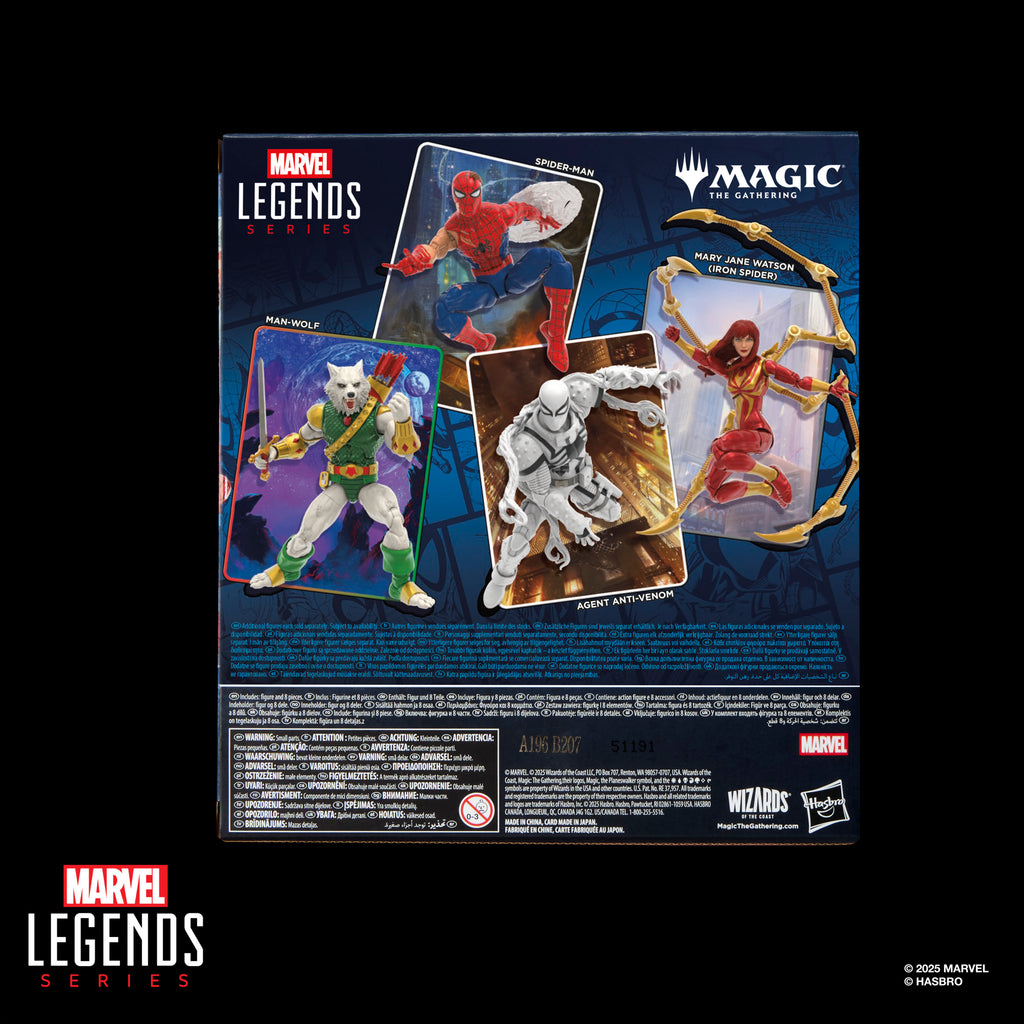 Pré-venda Damaged Spider-Man - Marvel Legends Series Magic: The Gathering Battle - Hasbro