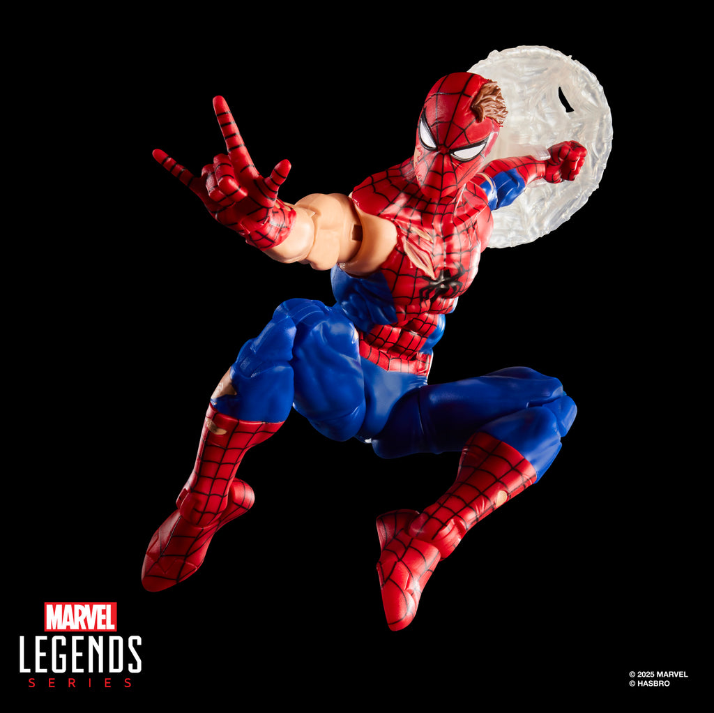 Pré-venda Damaged Spider-Man - Marvel Legends Series Magic: The Gathering Battle - Hasbro
