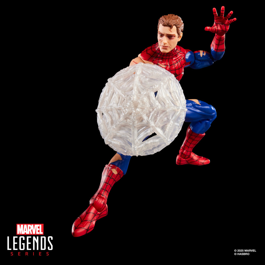 Pré-venda Damaged Spider-Man - Marvel Legends Series Magic: The Gathering Battle - Hasbro