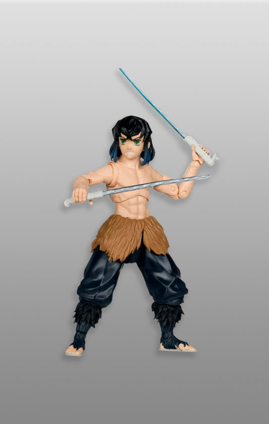Figura Inosuke Hashibira (Unmasked) - Demon Slayer - 7" Scale - McFarlane