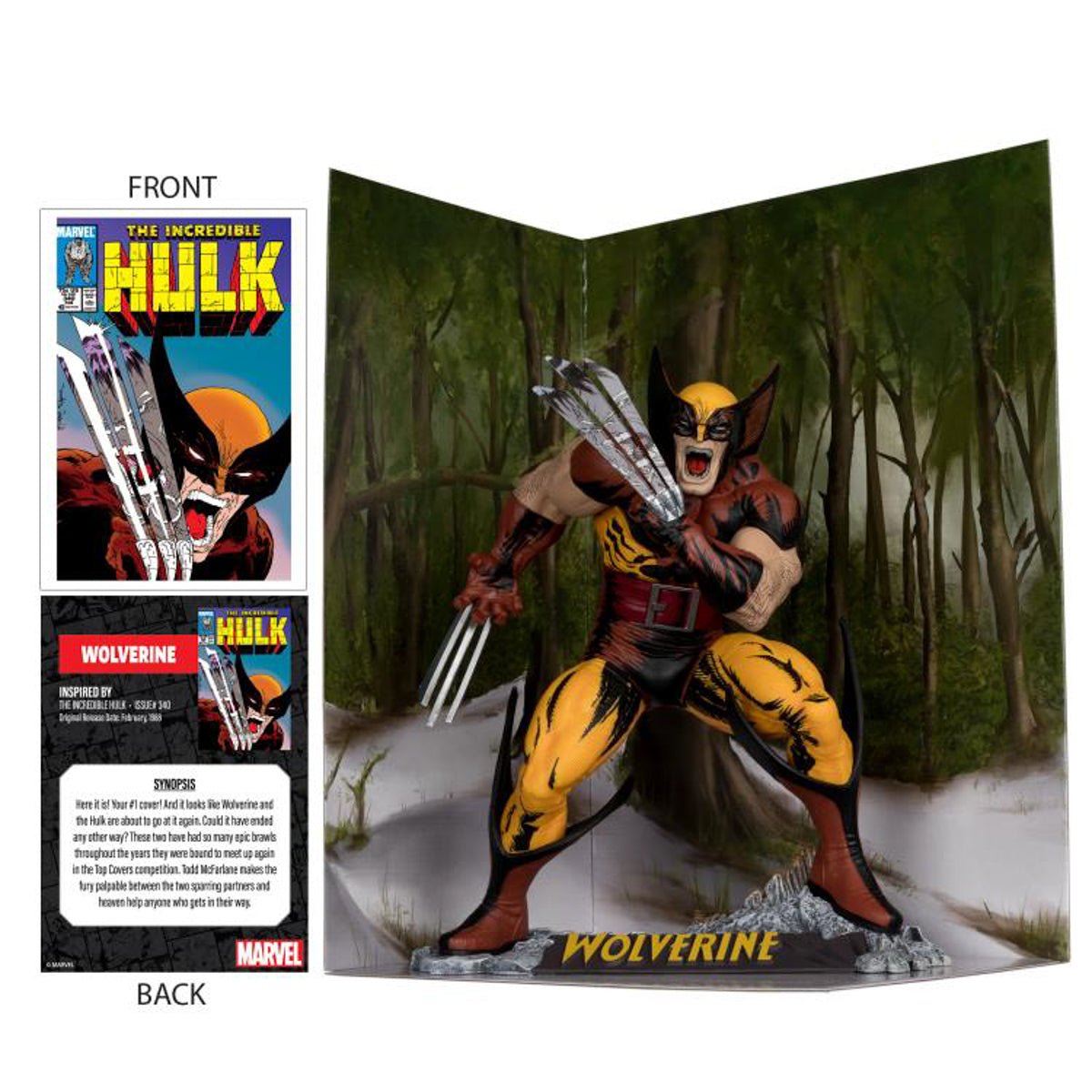 Figura Wolverine (O Incrível Hulk) - Marvel Comics - 1/6 Scale