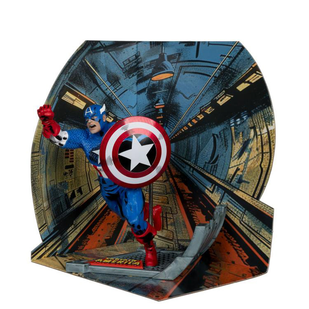 Figura Capitão América - Marvel Comics - 1/10 Scale - McFarlane
