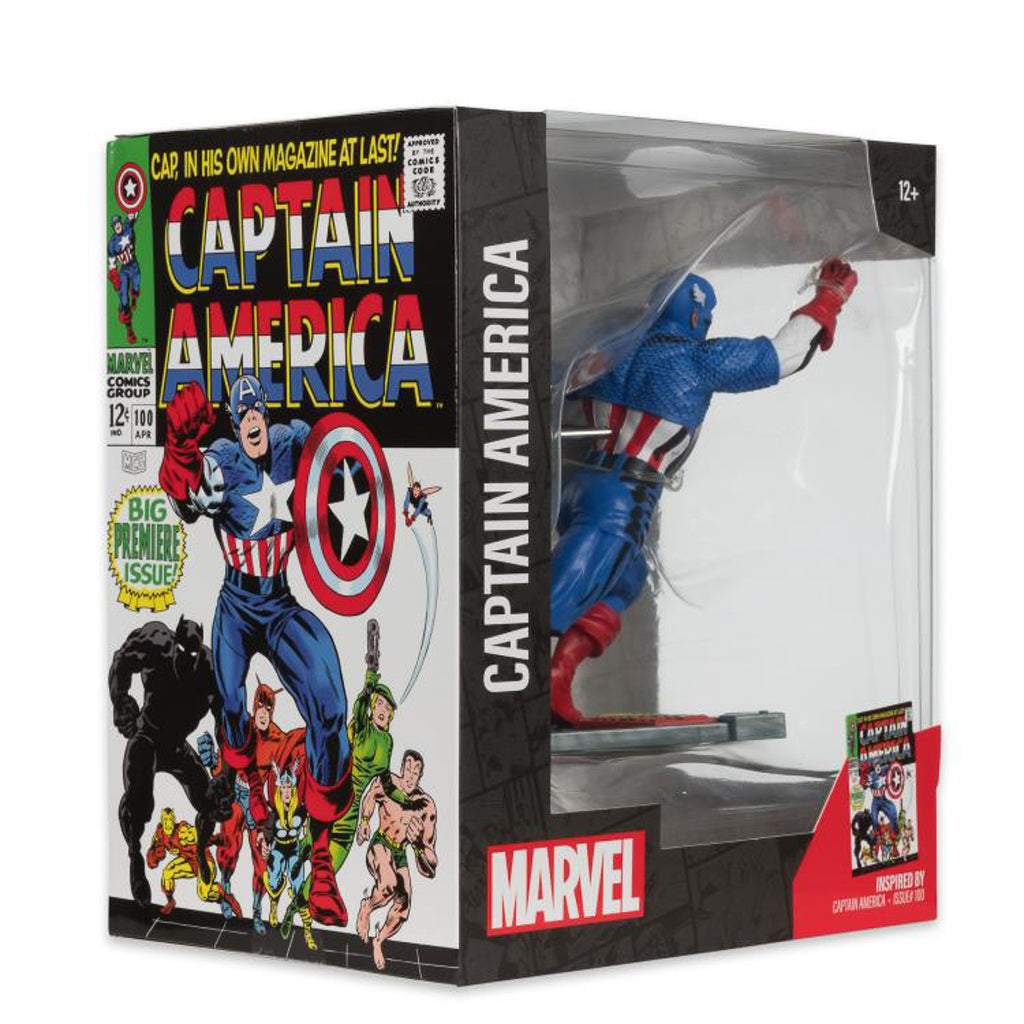 Figura Capitão América - Marvel Comics - 1/10 Scale - McFarlane