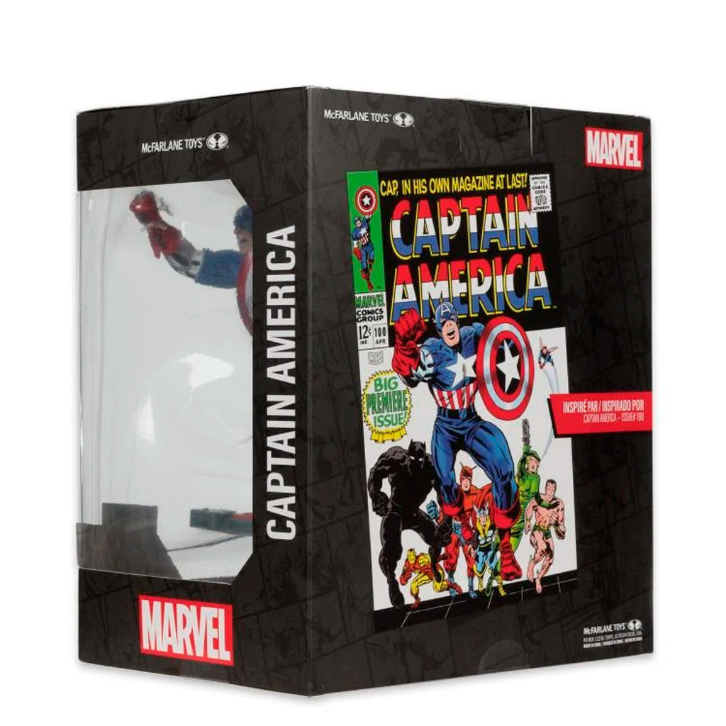 Figura Capitão América - Marvel Comics - 1/10 Scale - McFarlane
